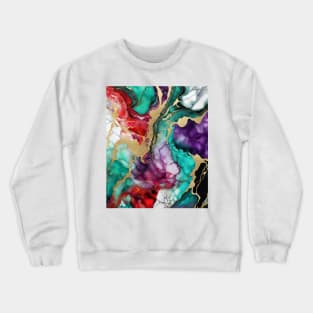 Simply Gorgeous Marble Pattern Crewneck Sweatshirt